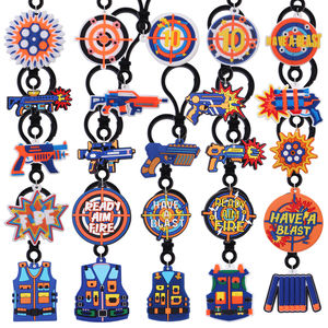 Vente en gros Porte-clés en métal PVC souple personnalisé populaire Porte-clés de guerre bon marché pour cadeaux - Product Image 1