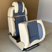 Hochwertiger Mikrofaser-Leder Wasserdichter Dreipunkt-Sicherheitsgurt Luxus-Sofa Autositz für Wohnmobile MPV Camper Van Wohnwagen