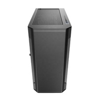 Ventilateur JNP Cpu Cool Design Game Atx Tower Système de refroidissement d'eau en verre de bureau Alimentation électrique de refroidissement Boîtier pour ordinateur de jeu