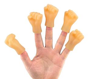 Mới lạ trường văn phòng phẩm đồ chơi soodood <span class=keywords><strong>3D</strong></span> Mini nắm tay hình ngón tay Đồ chơi bút chì tẩy - Product Image 5