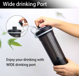 Bouteilles de mélange automatiques détachables à agitation automatique Gym électronique USB Batterie rechargeable Workout Blender électrique Shakers - Product Image 4