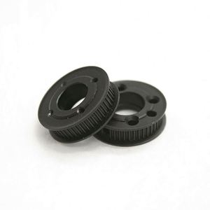 Manufacturer OEM Synchronous Belt Cylindrical Aluminium Toothed <b>Pulley</b> <b>Wheel</b> with Bearing Core - Product Image 3