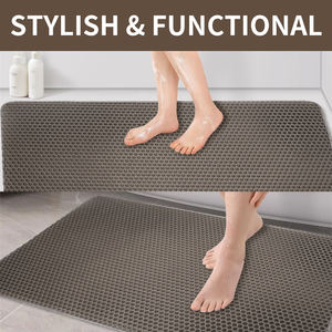 Puerta moderna personalizada antideslizante impreso antideslizante barato pie suave impermeable alfombra de piso para la habitación - Product Image 4