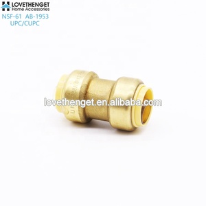 无铅黄铜直推配件铜推连接器联轴器 - Product Image 2