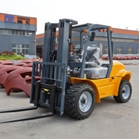 Chariot élévateur tout-terrain 4x4 de 3 tonnes et 3,5 tonnes de qualité supérieure, livraison directe d'usine