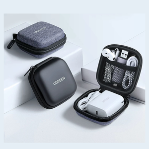 Ugreen trường hợp tai nghe Túi Tai nghe cứng cho AirPods EarPods Sennheiser Miếng đệm tai nghe <span class=keywords><strong>bluetooth</strong></span> không dây phụ kiện - Product Image 5