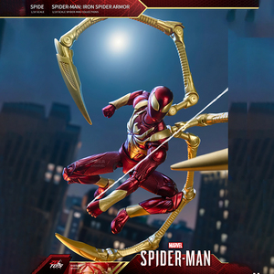 ZD Toys <span class=keywords><strong>Marvel</strong></span> Spider-Man - Iron Spiderman Suit, <span class=keywords><strong>figurine</strong></span> articulée à l'échelle 1/10, modèle de <span class=keywords><strong>collection</strong></span>, figurines à collectionner - Product Image 4