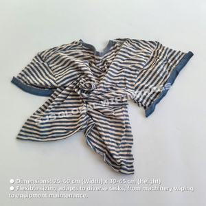 Chiffons de nettoyage industriels en coton recyclé, durables, pour usage en machine, fournisseur et fabricant de détails variés - Product Image 3