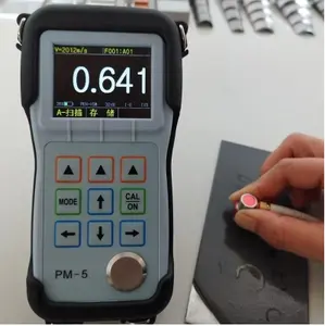 Equipamento de teste de medidor de espessura ultrassônico de alta precisão série PM-5 para medições precisas