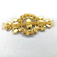 Boucle en métal avec strass pour la confection de vêtements, connecteur DIY pour maillots de bain, chaînes et accessoires de chaussures - Vente en gros fabricant