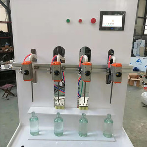 Machine <span class=keywords><strong>de</strong></span> remplissage chimique semi-automatique PLC pour la manipulation <span class=keywords><strong>de</strong></span> bouteilles en plastique <span class=keywords><strong>de</strong></span> boissons, <span class=keywords><strong>de</strong></span> détergents liquides, d'<span class=keywords><strong>eau</strong></span> <span class=keywords><strong>de</strong></span> <span class=keywords><strong>Javel</strong></span> et <span class=keywords><strong>de</strong></span> substances acides corrosives - Product Image 6