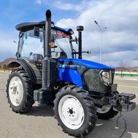 Tracteur à roues d'occasion Lovol 100 CV 4x4 M1004-3X avec cabine, moteur et boîte de vitesses Weichai, origine Shandong, 0-2000 heures, 540/1000 tr/min PTO