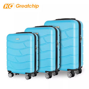 여행 캐빈 ABS + PC 사용자 정의 태그 캐리 온 트롤리 가방 카트 여행 수하물 롤러 가방 수하물 세트 - Product Image 2