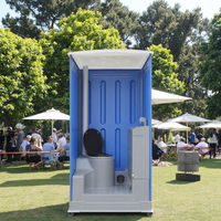 Toilettes mobiles en plastique HDPE ZENO, toilettes portables modernes, durables, pour chantier extérieur, location en gros, toilettes portables