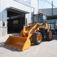 1.5-3 Ton Mini Wheel Loader Artikulasi Depan Kecil dengan Mesin Weichai dan Pompa Hidrolik