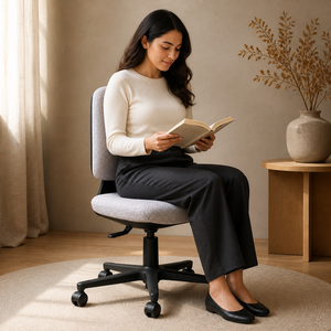 Nuova Sedia Ergonomica Girevole Regolabile in Tessuto Premium per Conferenze, Riunioni, Lavoro e Ufficio - Product Image 5