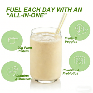 Batido Sustituto de Comida OEM ODM para Control de Peso, Sabor Vainilla, Sin Gluten, Sin Lácteos, Proteína en Polvo, 20g de Proteína por Porción - Product Image 3