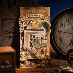 Paquete de 30 Hojas de Etiquetas Adhesivas Retro Literarias, Serie de Aprendizaje Clásico, Tema de Grandes Maestros Literarios, Decoración Festiva - Product Image 5