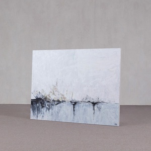 Cuadro de arte mural en lienzo TAILAI hecho a mano, con diseño clásico de naturaleza muerta en tinta china y textura de arena de cuarzo dorada, ideal <span class=keywords><strong>para</strong></span> villas y casas completas. - Product Image 2