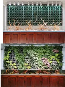 Latest Outdoor Garden Automatic Watering Green Wall Pot Hanging Vertical Greening Plastic Flower Pot