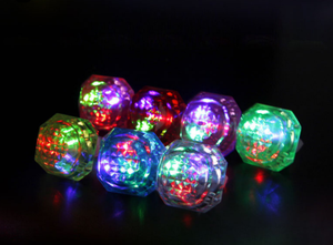 แหวนเพชรสามโหมด ไฟ LED สีสันสดใส กระพริบได้ น้ำหนักเบา ทำจากพลาสติก เหมาะสำหรับงานปาร์ตี้ งานเทศกาล คอนเสิร์ต ของตกแต่ง ของขวัญ ของแจก - Product Image 5