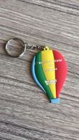 Harga Pabrik Logo Kustom Bentuk 3D Pantone REMAX logo Bentuk Balon Udara Panas Gantungan Kunci Keyring Hadiah Promosi