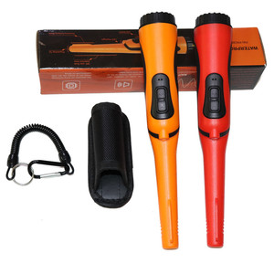 Handheld Metal Detector Orange Red Waterproof High Sensitivity Underwater Detection Security Inspection Treasure Hunting Tool - Product Image 1
