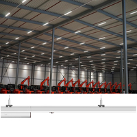 Prix d'usine avec expédition rapide, éclairage Led intelligent noir et blanc, éclairage linéaire d'intérieur, supermarché, entrepôt, latten