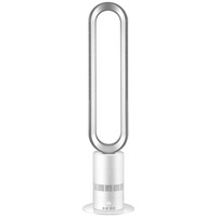 Ventilador sin Aspas de Diseño Elegante TP-12, de Plástico, con Pantalla LCD Táctil y Control Remoto, 10 Velocidades, Oscilante, Ideal para Regalo de Casa Nueva, Gran Venta