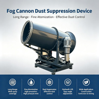 Canon à brouillard à entraînement direct pour la suppression de la poussière dans les fours à haute pression et la lutte contre la poussière dans les fonderies d'aluminium
