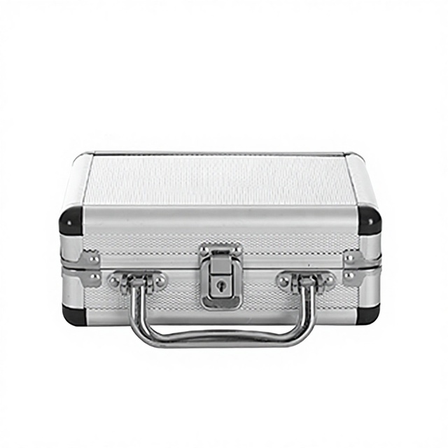 DPE011 Hard Aluminum Equipment Case IP67 Waterproof Lockable Aluminum Case 195*150*80mm