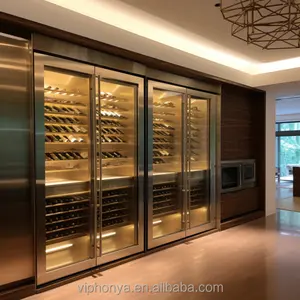 single zone wine fridge single zone wine cellar stainless steel double wall wine cooler