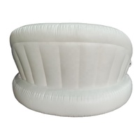 Fauteuil flottant gonflable rond et durable pour piscine YOLLOY WG-250 en bâche PVC pour extérieur