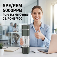 Bouteille d'eau hydrogénée intelligente, générateur d'eau hydrogénée, technologie SPE PEM, 5000PPB, ioniseur d'eau hydrogénée à haute concentration, machine à H2