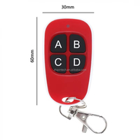 Télécommande universelle ZP02 RF 433 MHz, clone, 4 canaux, émetteur duplicateur face à face pour porte, portail, garage, type 1