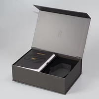 Coffret Cadeau Magnétique de Luxe pour Cosmétiques et Parfums, Rectangulaire, Estampage Doré en Relief, Haut de Gamme, Étanche, pour Ensemble de Rouges à Lèvres et Gloss