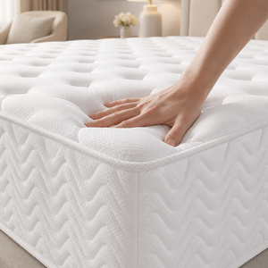 Colchón Acolchado Tamaño Queen, Colchón Comprimido Tamaño King, Colchón de Muelles Ensacados, Muebles para el Hogar - Product Image 1