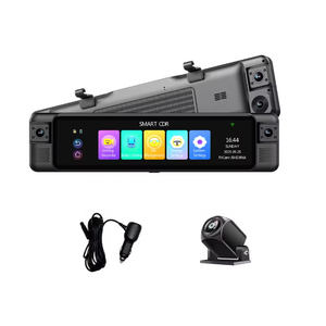 4K specchio auto Dash Cam 4 obiettivi, ADAS, BSD, telecamera di retromarcia e Monitor di parcheggio sistema di registratore di sicurezza per auto All-in-One - Product Image 1