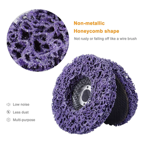 Disques de décapage pour meuleuse d'angle – Nettoyage, décapage de peinture, rouille, <span class=keywords><strong>béton</strong></span>, métal, acier inoxydable, automobile – Disques de décapage polyvalents - Product Image 6