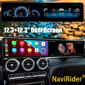 Navegación Android con Pantalla Dual de 12.3+12.3 Pulgadas para Mercedes Benz Clase C W205 GLC X253 C180 C200 C220 C300 C350 2016-2022, Carplay, GPS - Product Image 1