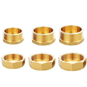 Raccord hexagonal en laiton pour tuyau en cuivre, filetage interne/externe DN68101520253280, adaptateur de quincaillerie de plomberie pour l'eau - Product Image 1