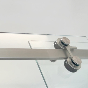 <span class=keywords><strong>Cabine</strong></span> <span class=keywords><strong>de</strong></span> <span class=keywords><strong>douche</strong></span> FUSA avec panneau fixe et porte coulissante, <span class=keywords><strong>poignée</strong></span> en acier inoxydable, verre trempé <span class=keywords><strong>de</strong></span> 8 mm pour salle <span class=keywords><strong>de</strong></span> bain, maison, OEM ODM - Product Image 5