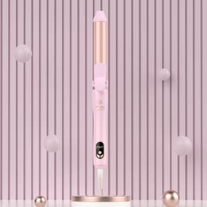 Haar Eisen Lockens täbe Waver Haar Styling 3 Barrel Zauberstab Haar Crimper rosa Thermo bürste 1,5 Zoll Lockens tab Bürste volumize - Product Image 3