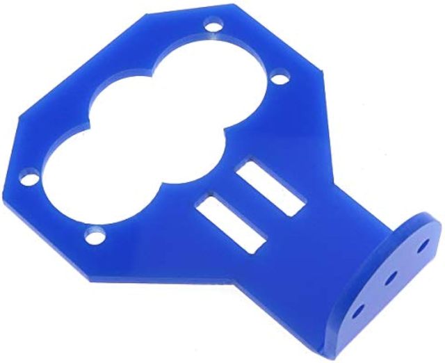 Blue Cartoon Ultrasonic Sensor Mounting Bracket Holder for HC-SR04 Smart Car
