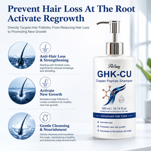 Champú OEM ODM con Biotina para el Crecimiento del Cabello y Revitalización del Cuero Cabelludo, Limpieza Profunda con Péptidos de Cobre GHK-Cu para Cabello Fino - Product Image 4