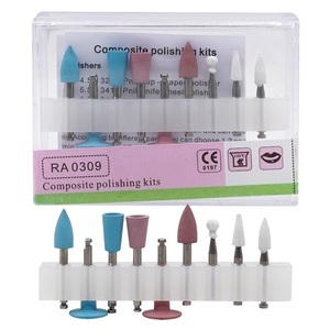 9 cái nha khoa Composite đánh bóng burs Kit <span class=keywords><strong>ra</strong></span> 0309 điện nguồn điện cho tốc độ thấp tay khoan - Product Image 2
