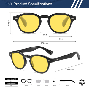 Lunettes de jeu anti-lumière bleue avec verres ambrés, anti-fatigue, pour hommes et femmes, idéales pour les joueurs - Product Image 3