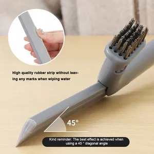2024 Long Handle Cleaning Brush Home Kitchen Cleaning Brush 5 In 1 Multi-functional Pot Dish Wire Brush