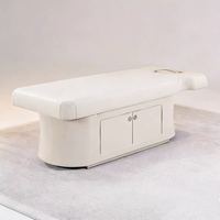 Table de massage électrique multifonctionnelle en PVC pour salon de beauté, thérapie Shiatsu, spa, tatouage, micropigmentation, avec télécommande et 4 moteurs
