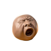 Pistolet à eau en caoutchouc souple en forme de visage gueuleur pour enfants et adultes – Jouet anti-stress et farce pour jeux en extérieur